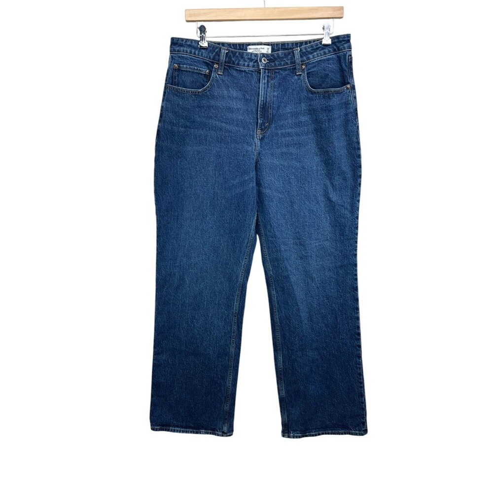 Abercrombie & Fitch High Rise 90s Relaxed Curve Love Jeans 33 Long
